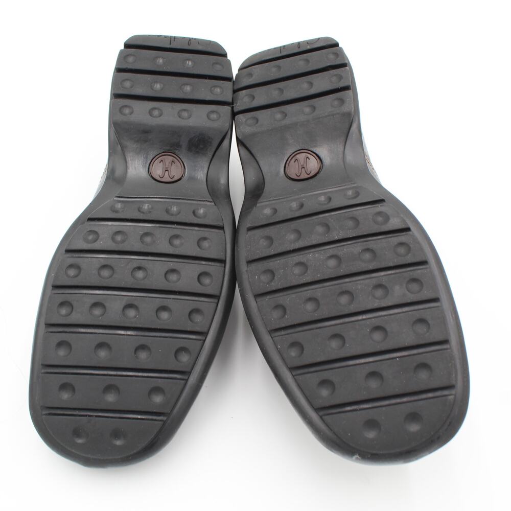 Cole Haan Oxford Shoes Mens 9.5 Black Brown Leather Lace Up Comfort Dress Casual - Picture 7 of 9
